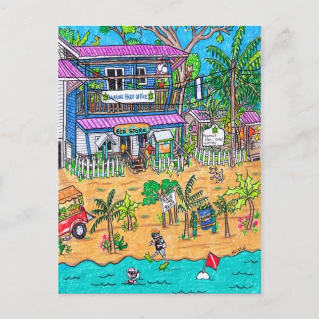 Marine park Office Card (Front)