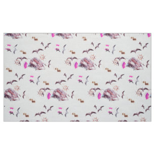 Marine pattern fabric