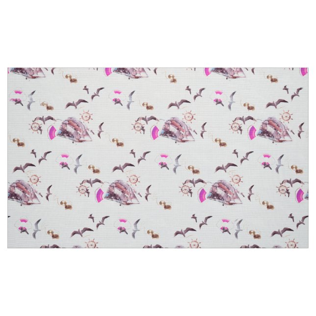 Marine pattern fabric (Fat Quarter)