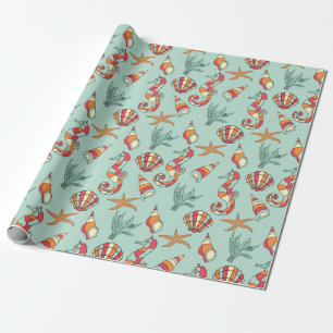 Marine Pattern Wrapping Paper