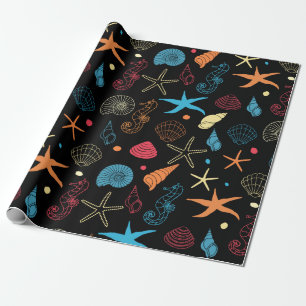 Marine Pattern Wrapping Paper