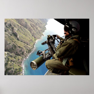 Marine Prepares to Engage Targets Poster
