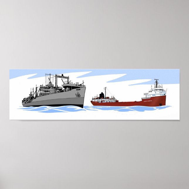 Marine Robin and Joseph H. Thompson Poster (Front)