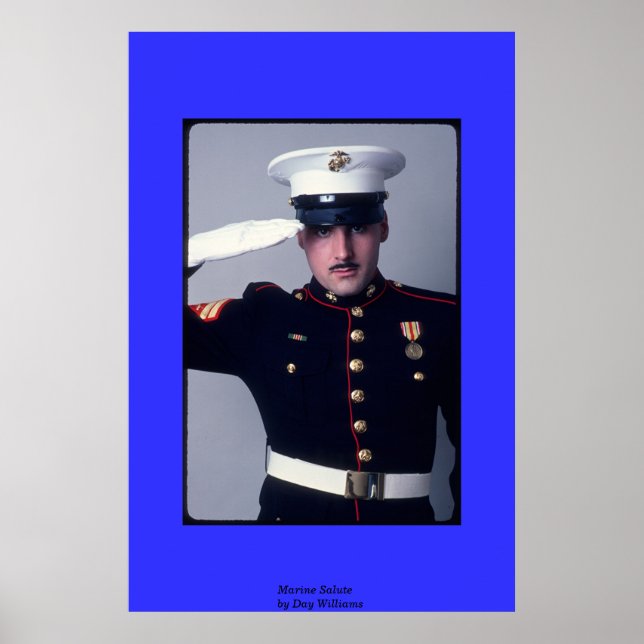 Marine Salute Poster (Front)