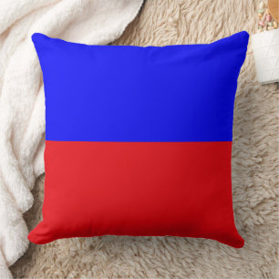 Marine Signal Flag: Letter "E" (Echo) Cushion