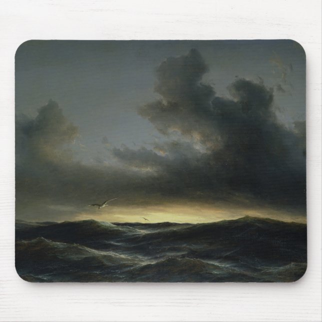 Marine Solitude, 1852 Mouse Pad (Front)