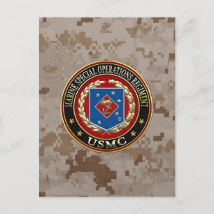 Marine Special Operations Regiment (MSOR) [3D] Postcard
