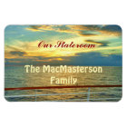 Marine Sunrise Stateroom Door Marker