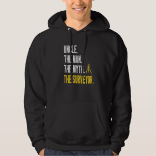 Marine Surveyor Land Surveying Uncle Land Surveyor Hoodie