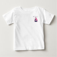 Marine Theme Girly Polka Dot Navy Blue Sailboat