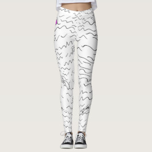 Marine theme leggings