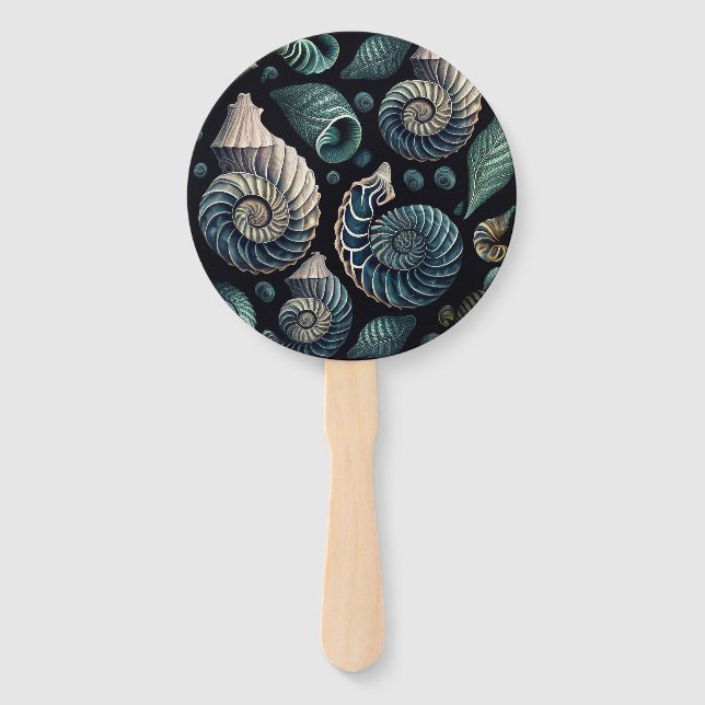 Marine Treasures Hand Fan (Front)
