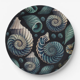 Marine Treasures Paper Plate