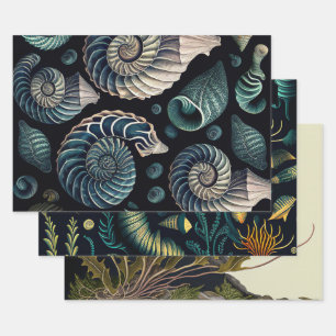 Marine Treasures Wrapping Paper Sheet