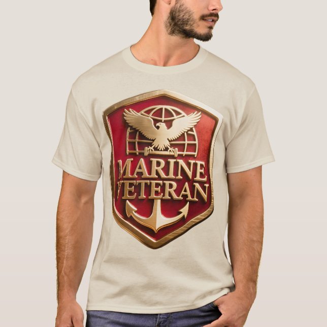 Marine Veteran T-Shirt (Front)