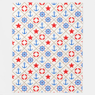 Marine walk . fleece blanket