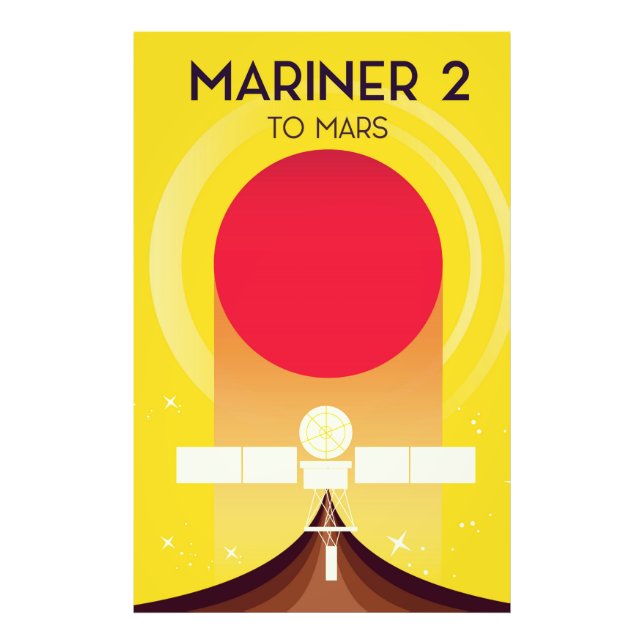 Mariner 2 To Mars Photo Print (Front)