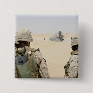 Marines and sailors 15 cm square badge