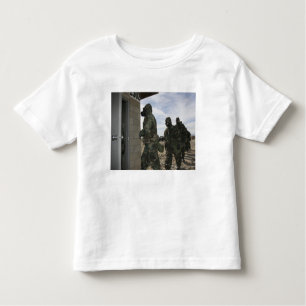 Marines and Sailors file into the gas chamber Toddler T-Shirt