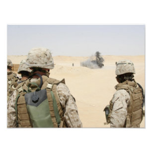 Marines and sailors photo print