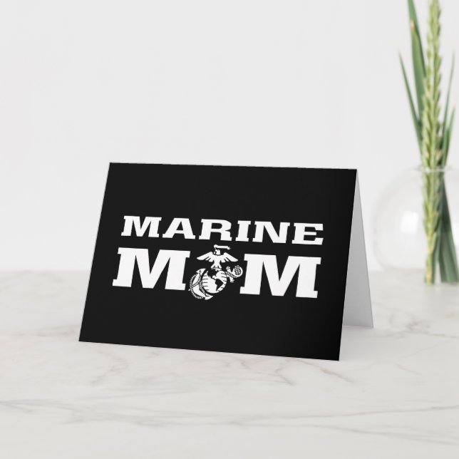Marines Mum Note Card (Front)