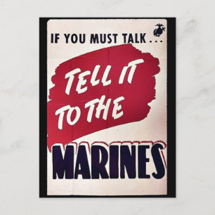 Marines Postcard