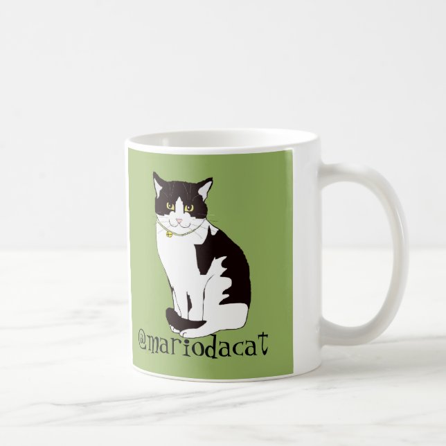 Mario da Cat Coffee Mug (Right)
