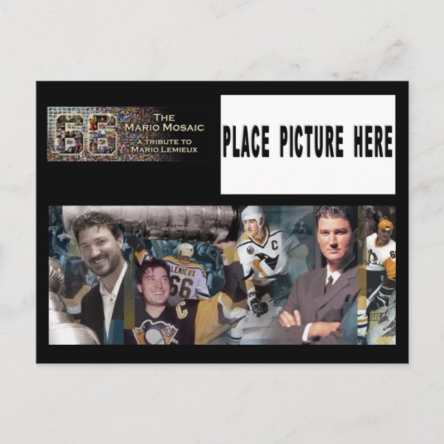 Mario Mosaic Postcard w/ Individual Photo (Front)