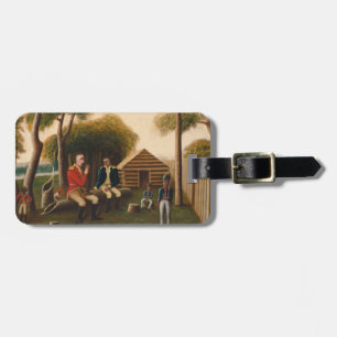 Marion Feasting the British Officer Luggage Tag