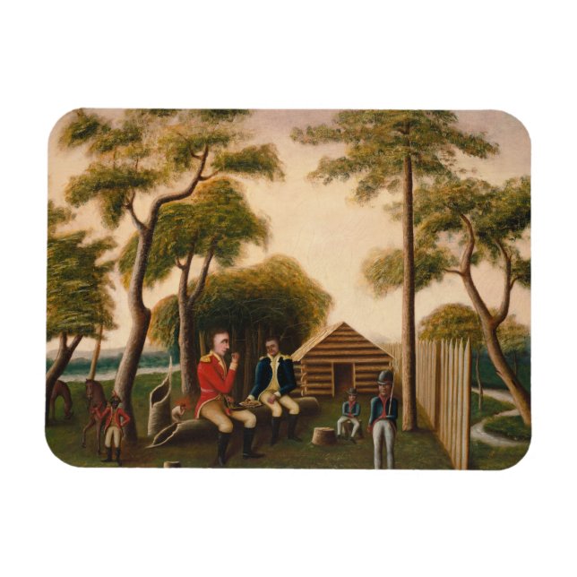 Marion Feasting the British Officer Magnet (Horizontal)