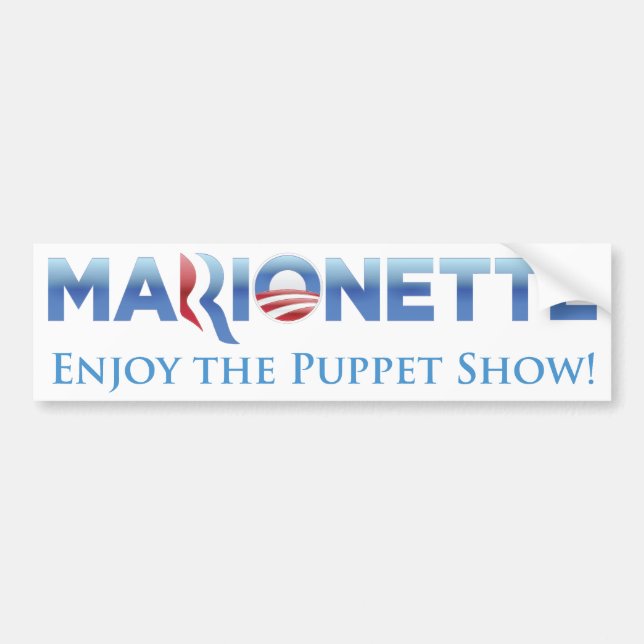 Marionette 2012 Parody Bumper Sticker (Front)