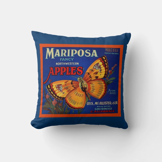 Mariposa Apples Cushion (Front)