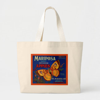 Mariposa Apples Large Tote Bag