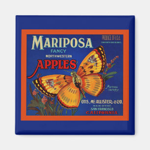 Mariposa Apples Magnet