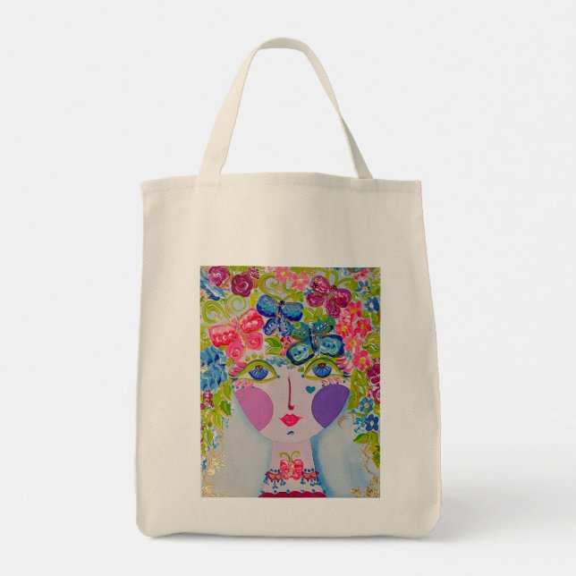 Mariposa - Gypsy Garden Girl Tote Bag (Back)