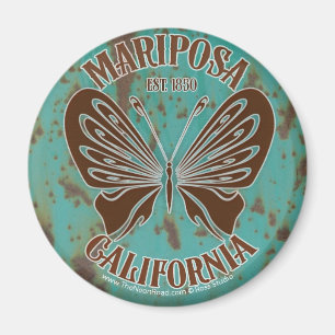 Mariposa Magnet 6 Round