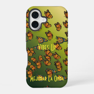 Mariposa Monarca, Monarch Butterflies - VIBES UP iPhone 16 Case