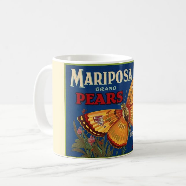 Mariposa Pears Mug (Front Left)