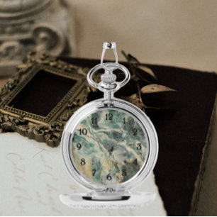Mariposite Mineral Stone Pattern Watch