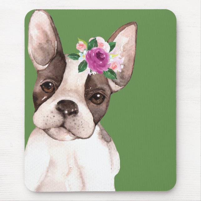 Marisol the French Bulldog Mouse Pad (Front)