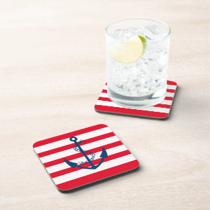 Maritime Anchor Coaster Set