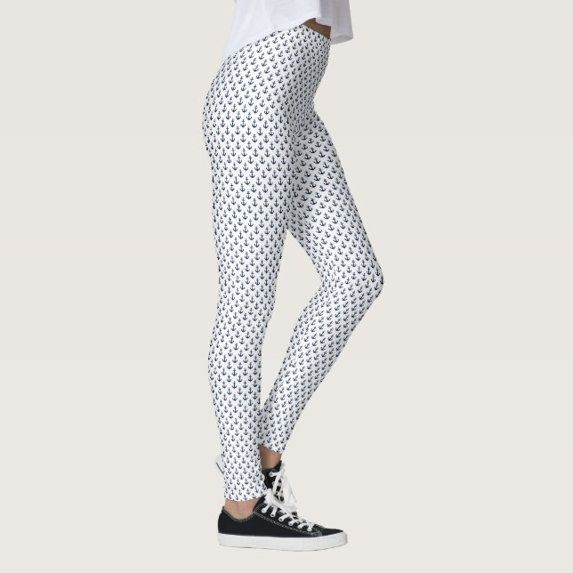 Maritime Anchor Leggings (Right)