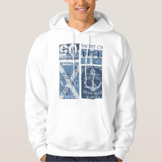 Maritime Anchor - Yacht Club Nautical Sailing Hoodie
