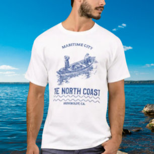 Maritime City: Humboldt Coastline T-Shirt