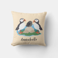 Maritime Cute Puffin Nature Name Nursery