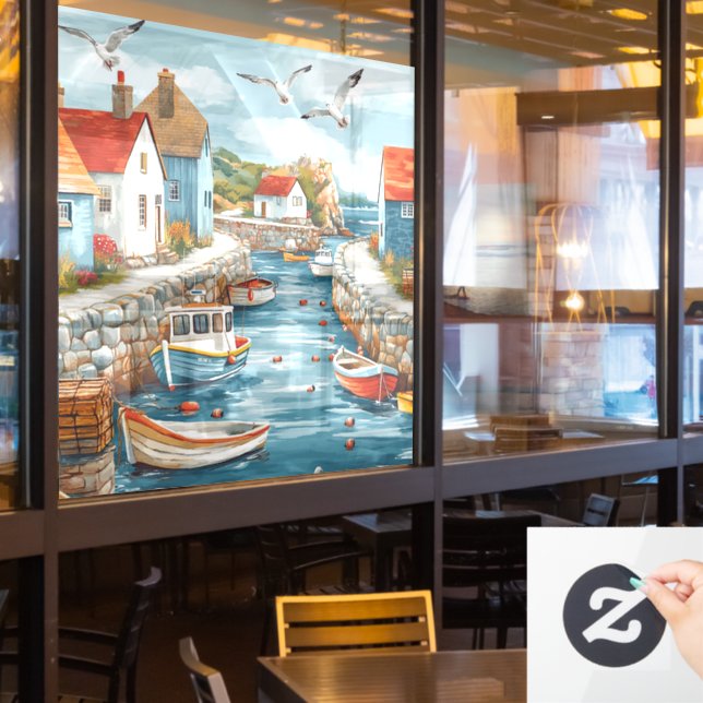 Maritime Hamlet Window Cling (Restaurant Window)