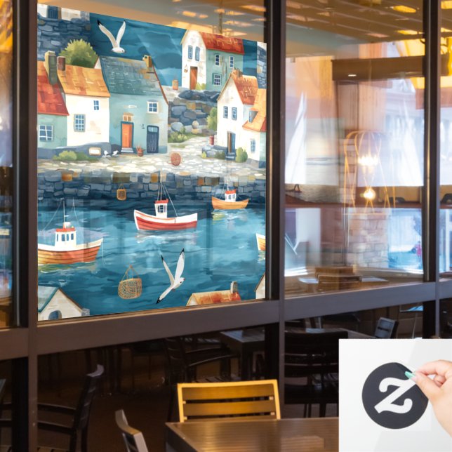 Maritime Hamlet Window Cling (Restaurant Window)
