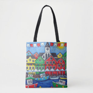 Maritime Hometown Festival Bag By Lisa Lorenz