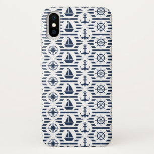 Maritime In Blue Pattern Case-Mate iPhone Case