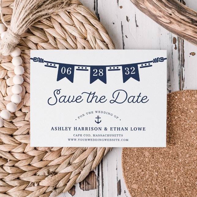 Maritime | Nautical Flags Save the Date (Creator Uploaded)